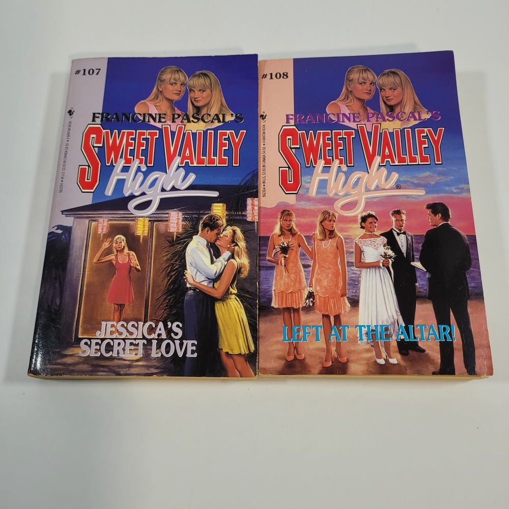Vintage Sweet Valley High Books 2 Part Sweet Valley Scandal Set Francine Pascal